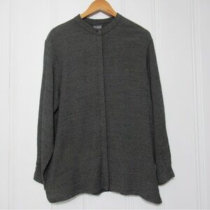 Eileen Fisher Gray Button Down Shirt